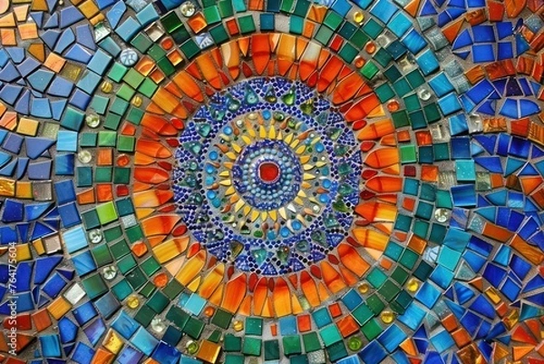 Obraz Mosaic - Colorful and intricate background