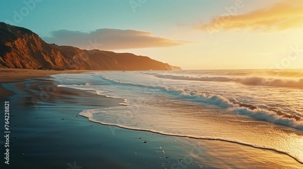 Fototapeta Golden Hour Beachscape