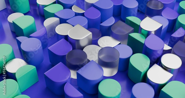 Fototapeta geometric shapes abstract background