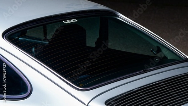 Obraz Rear window on a car