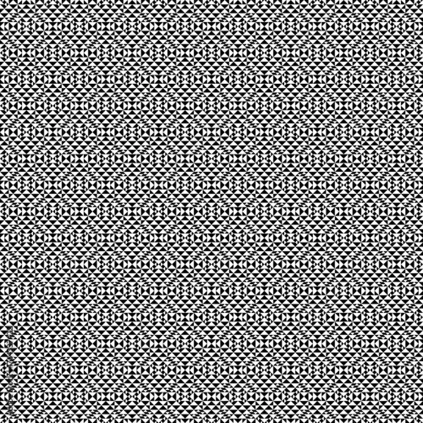 Fototapeta Seamless pattern. Geometric figures wallpaper. Triangles ornament. Geometrical backdrop. Triangular shapes background. Ethnic motif. Digital paper, textile print, web design, abstract. Vector artwork