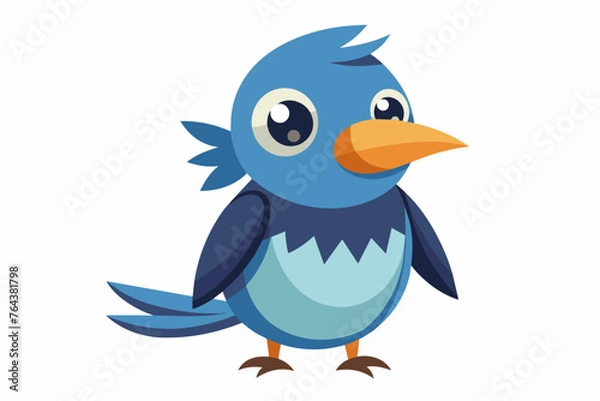 Fototapeta shrike vector illustration