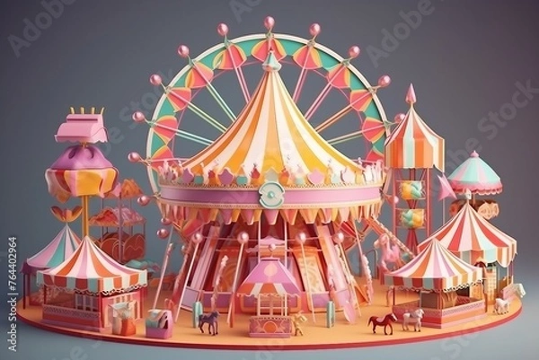 Fototapeta 서커스텐트