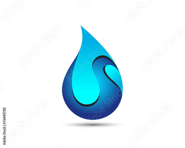 Obraz Pure Water Logo Template