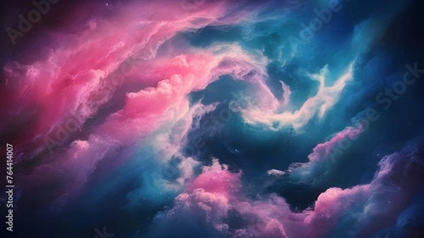 Obraz blue sky with clouds