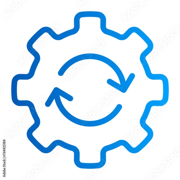 Fototapeta This is the Management icon from the data management icon collection with an Outline gradient style