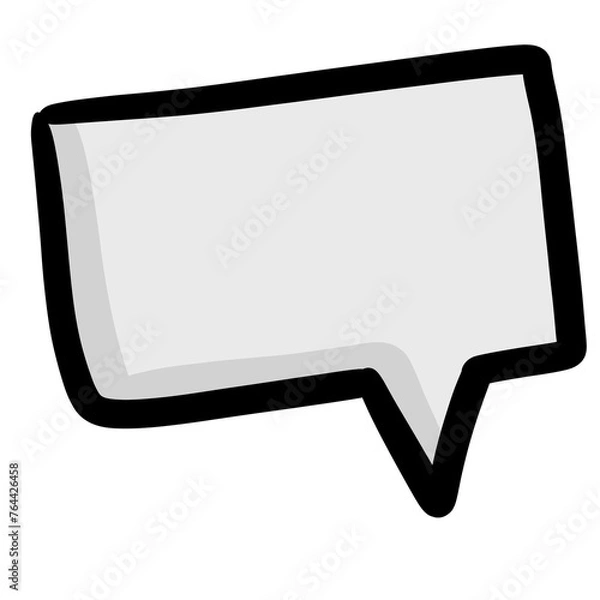 Fototapeta bubble textbox icon cartoon. manga textbox. white textbox.