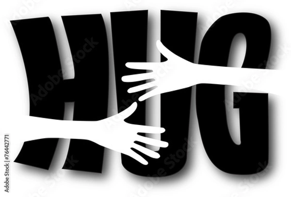 Fototapeta hug