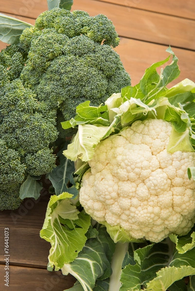 Fototapeta Cauliflower & Broccoli