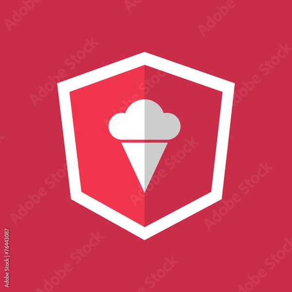 Obraz Ice Cream Flat Icon