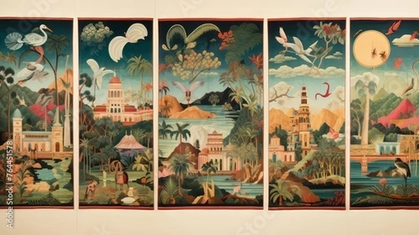 Obraz Colorful triangles