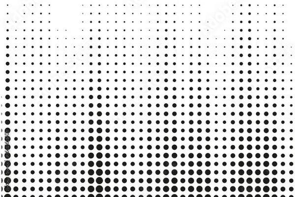Fototapeta abstract gradient halftone dots background Pop art template texture Vector illustration