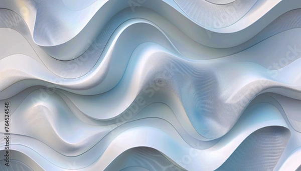 Fototapeta Abstract Wavy Line Pattern, Colorful Geometric Background Design