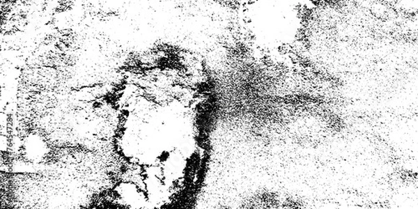 Fototapeta Dust overlay distress grungy effect paint. Black and white grunge seamless texture. Dust and scratches grain texture on white and black background.	
