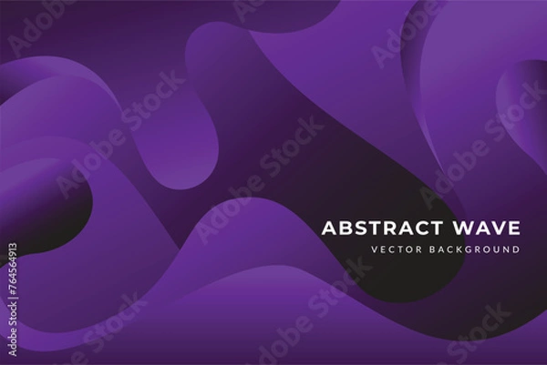 Fototapeta Gradient Abstract Shape Vector Background
