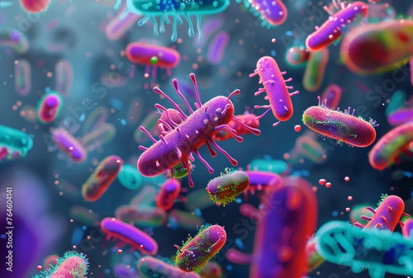 Obraz Gut Microbiota