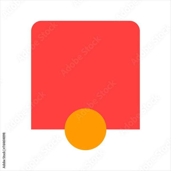 Fototapeta Flat abstract geometric wallpaper
vector element