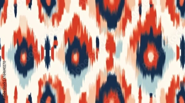 Obraz seamless pattern with Retro Argyle ikat