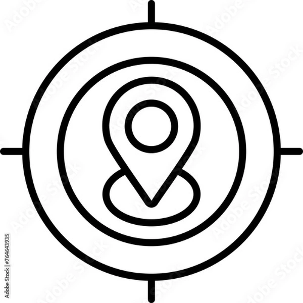 Fototapeta Location Icon