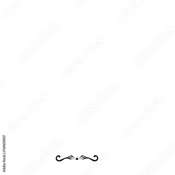 Fototapeta Ornament calligraphic design elements and page decoration