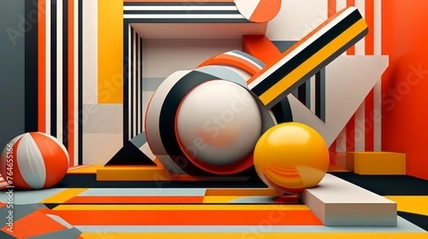 Obraz Striped compositions