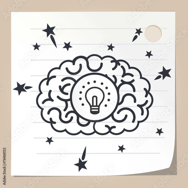 Obraz Brain concept illustration