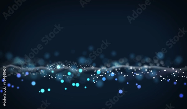 Obraz Network activation abstract background