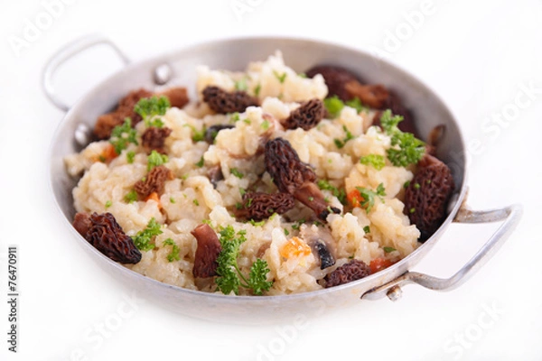 Fototapeta mushroom risotto