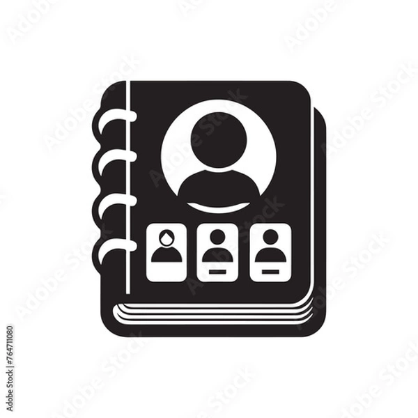 Obraz Contact book icon 