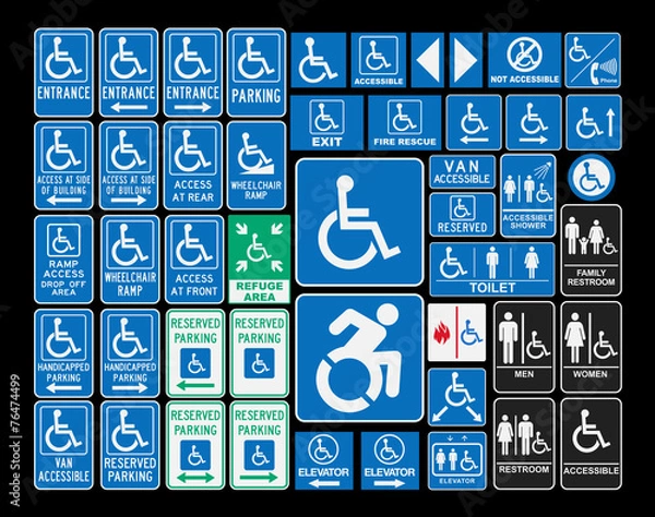 Obraz Znaki handicapu