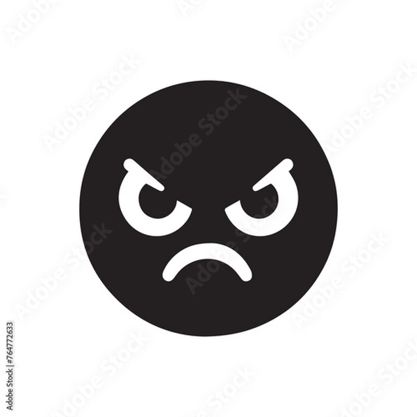 Obraz Angry emoji icon 