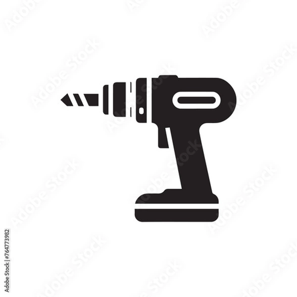 Obraz Drill machine icon 