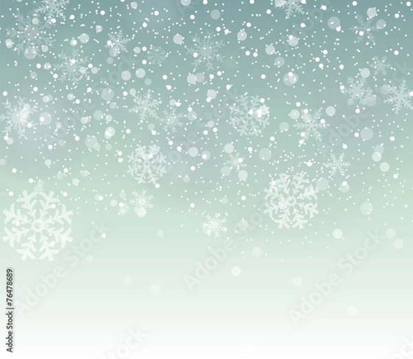 Fototapeta snowy day