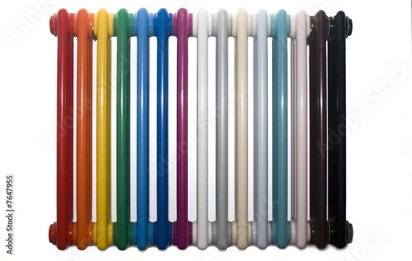 Fototapeta multicolour radiator