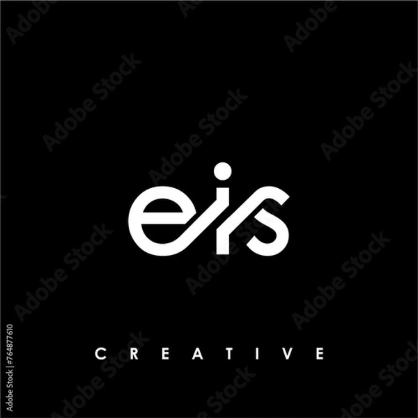 Fototapeta EIS Letter Initial Logo Design Template Vector Illustration