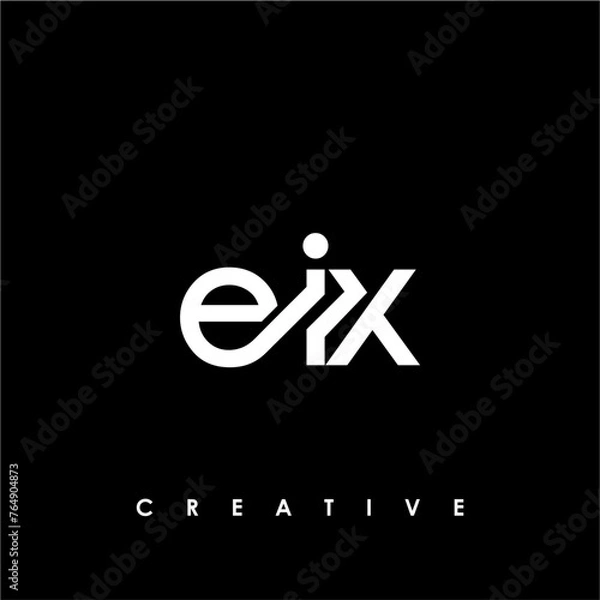 Obraz EIX Letter Initial Logo Design Template Vector Illustration