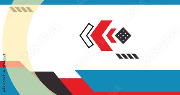 Fototapeta Abstract colorful vector background 