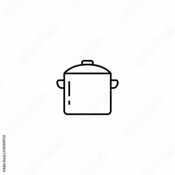 Fototapeta Pot Saucepan Cook Kitchen icon