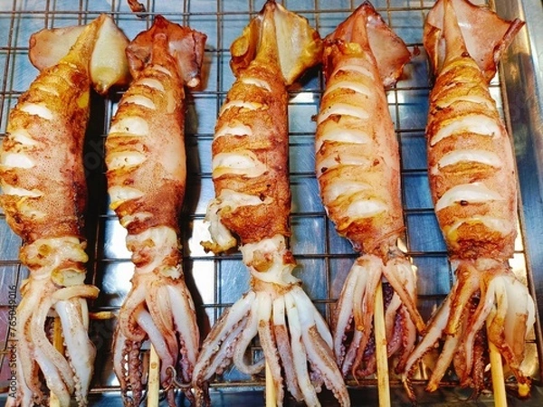 Obraz Grilled Squid