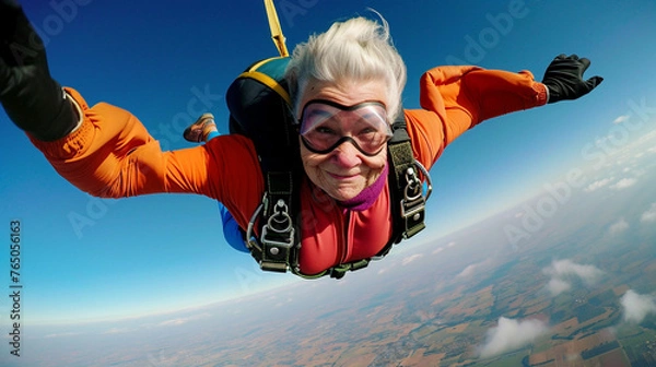 Obraz active old age
