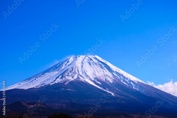 Fototapeta 山梨側から見た富士山