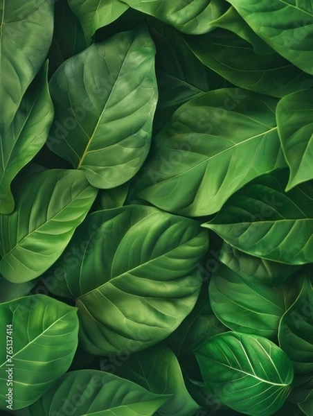 Fototapeta Macro Leaves Texture as Background