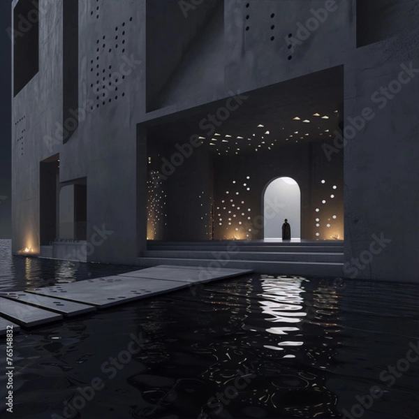 Obraz futuristic architecture
