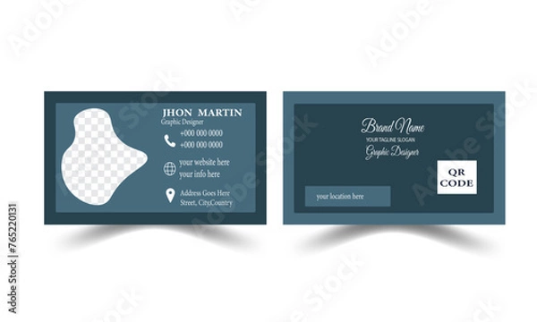 Fototapeta Creative and Clean Business Card Template, Set of modern business card.