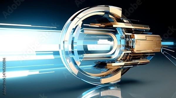 Fototapeta An abstract art exhibition showcasing vibrant colors, unconventional shapes, and thought-provoking compositions.