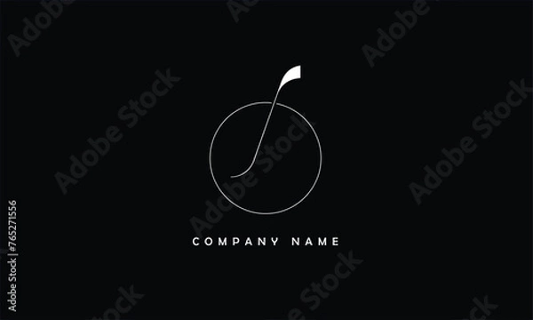 Fototapeta SO, OS, S, O Abstract Letters Logo Monogram