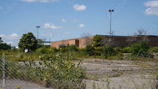 Fototapeta abandoned shopping mall