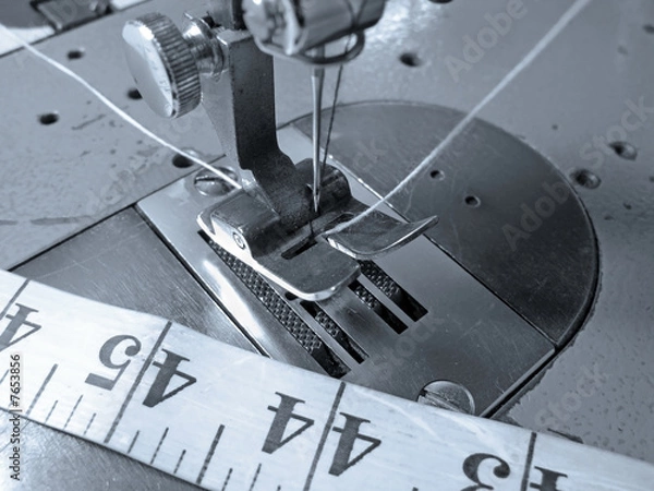Obraz Maszyna do szycia z bliska