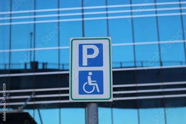 Obraz handicapped parking