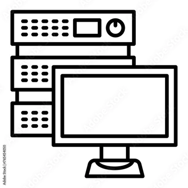 Obraz Dedicated server Icon